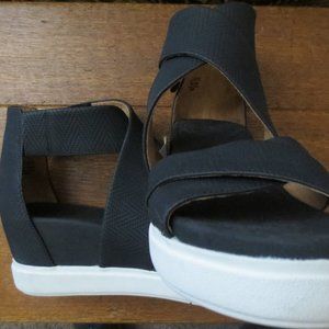 Strappy sandal with wedge heel